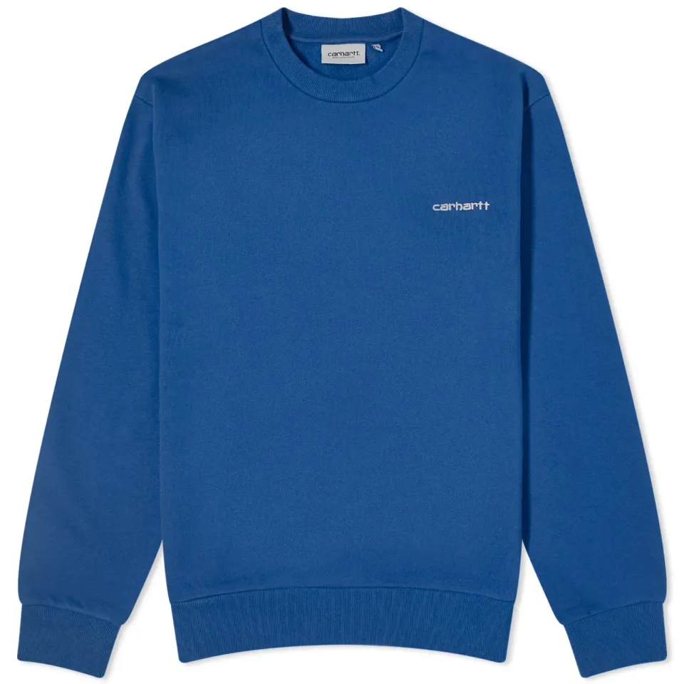 Script Embroidery Crew Sweat