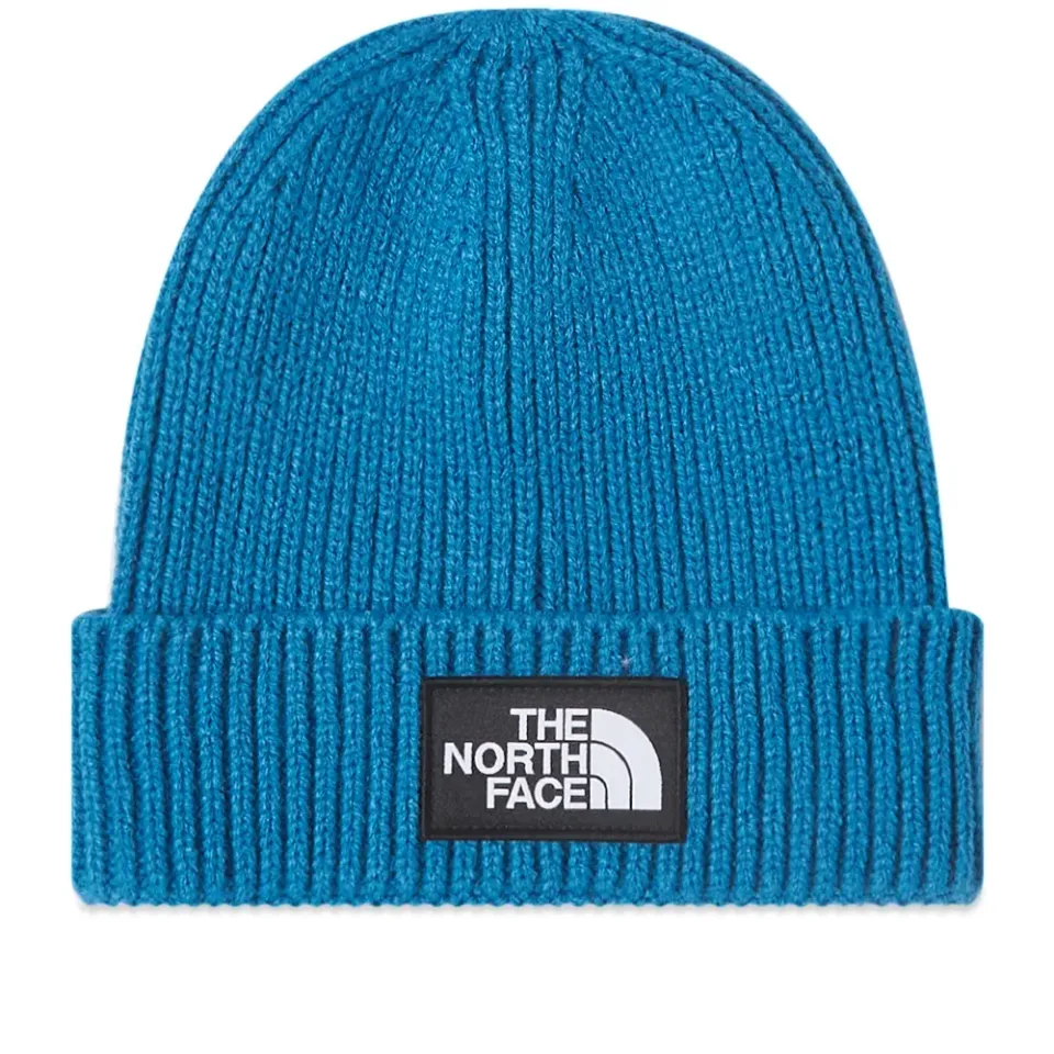 TNF Logo Box Cuffed Beanie