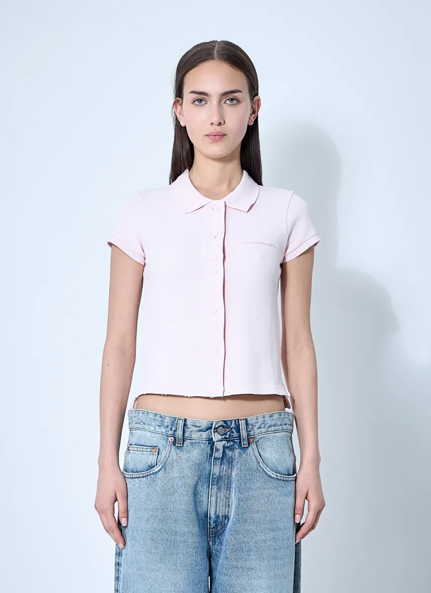 Deconstructed Polo Shirt