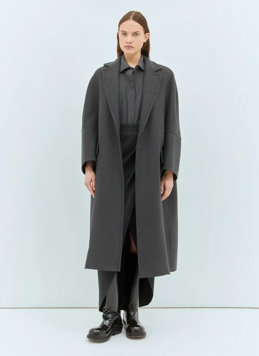 Oversized Wool-And-Cashmere Coat