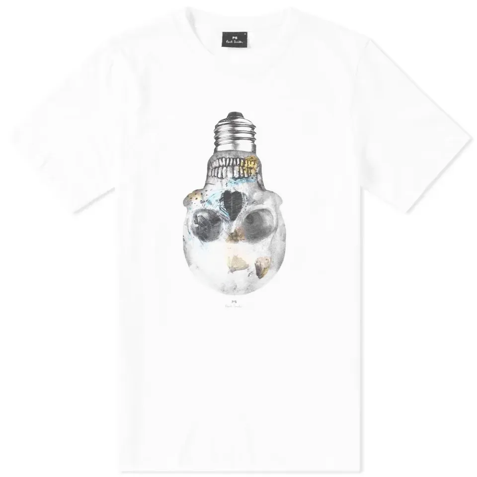 Floral Skull Bulb Tee