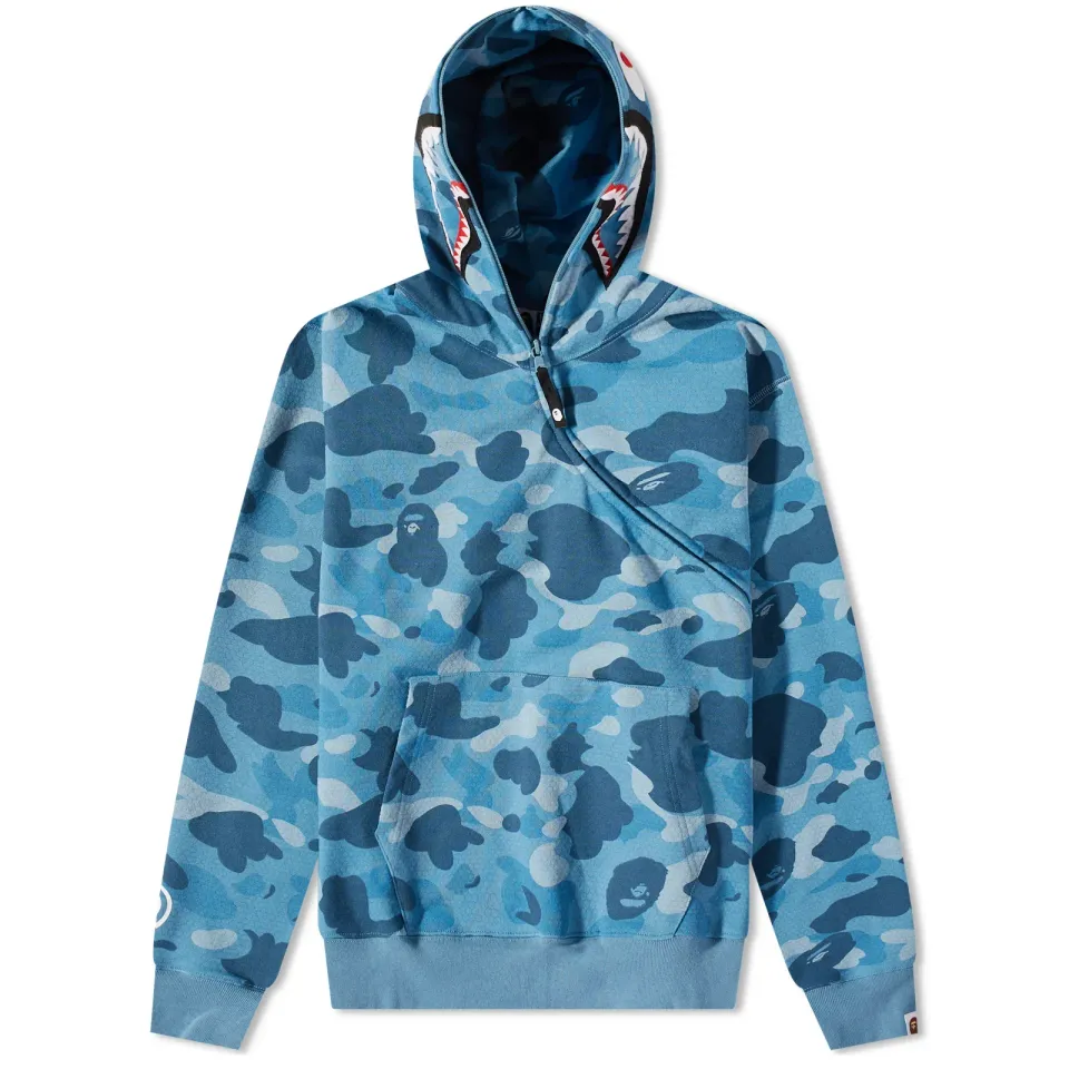 Honeycomb Camo Shark Full Zip Hoodie