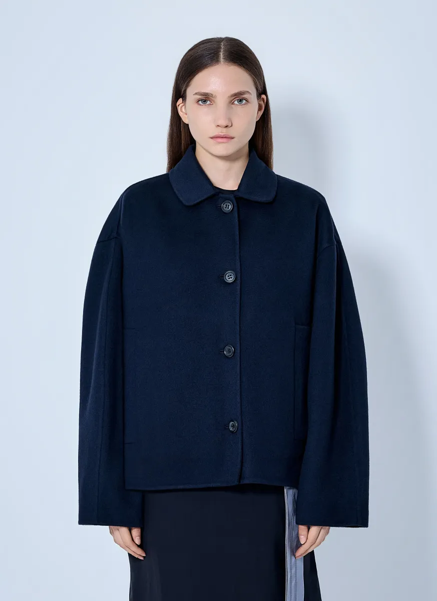 Buttoned Wool Jacket