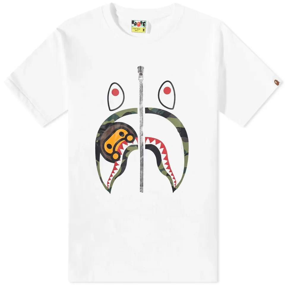 1St Camo Milo Shark T-Shirt