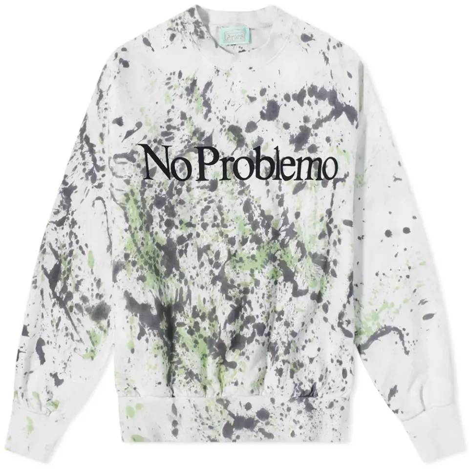 No Problemo Spray-Dye Crew Sweat