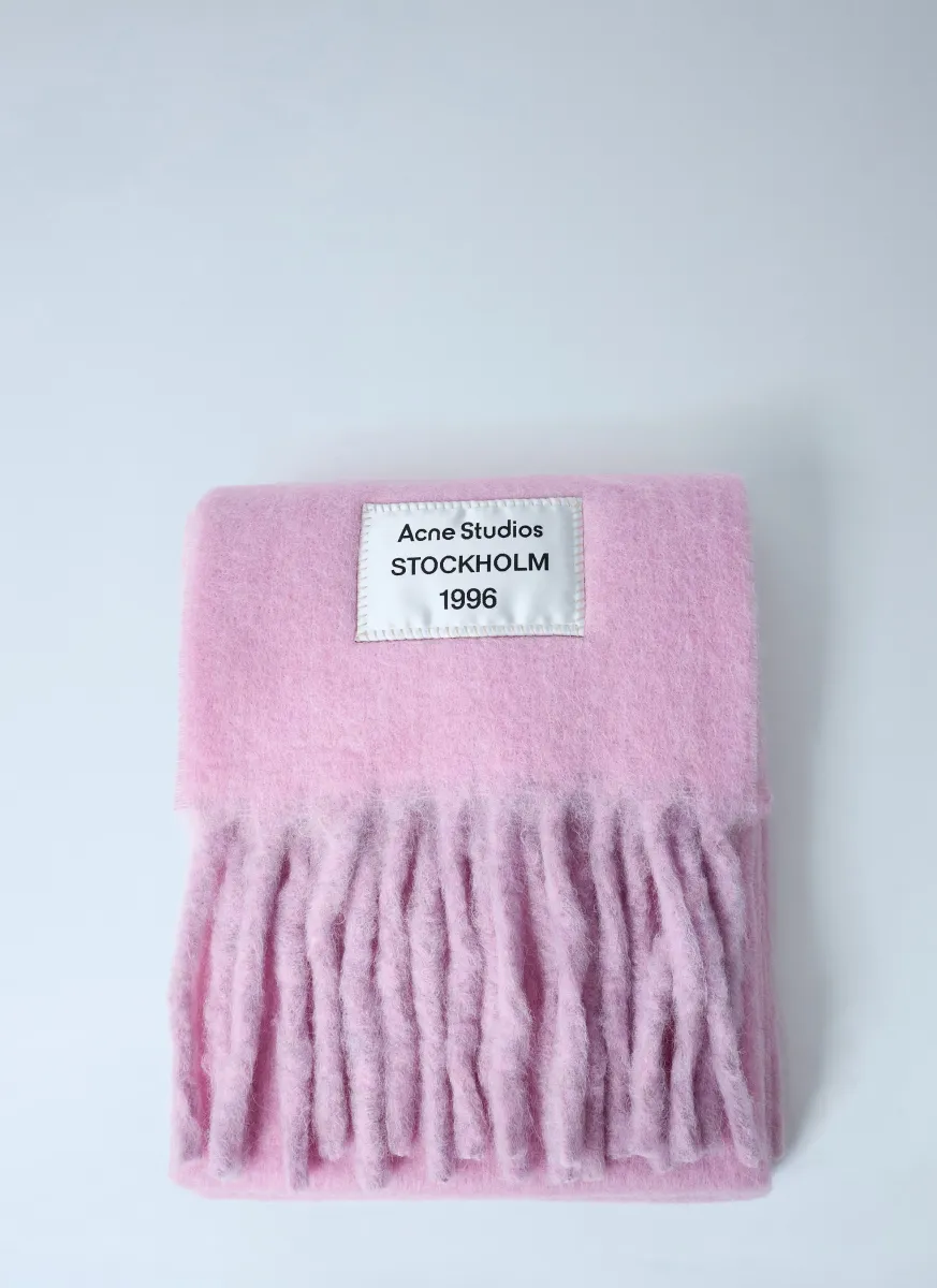 Fringed Wool-Blend Scarf