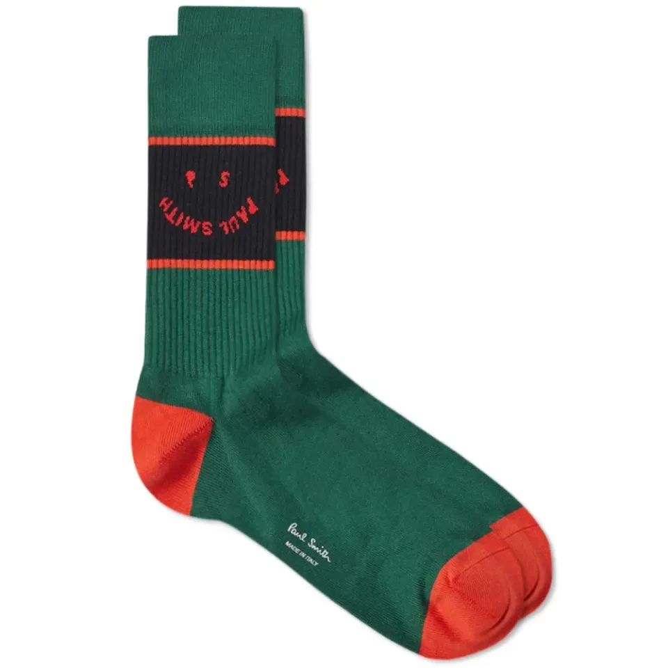 Happy Block Sock