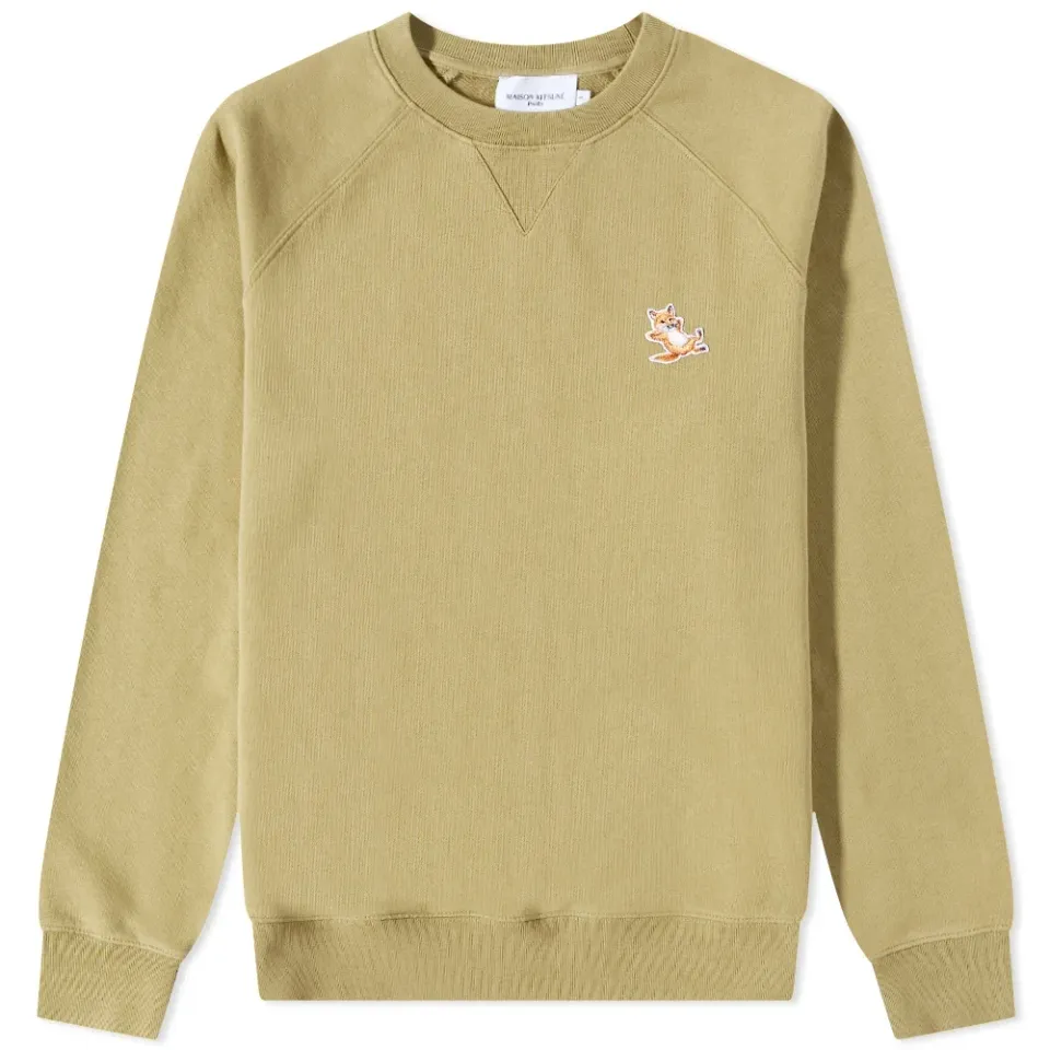 Maison Kitsuné Chillax Fox Patch Classic Crew Sweat