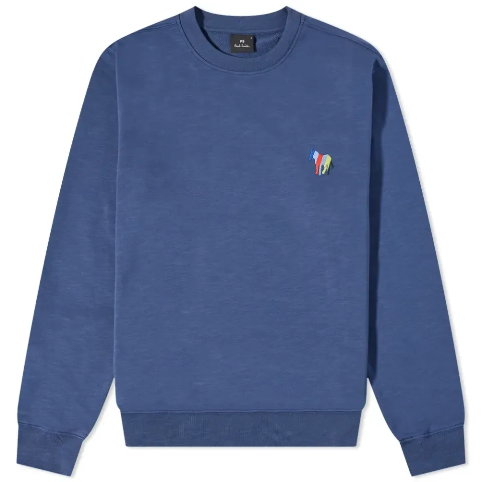 New Zebra Logo Crew Sweat