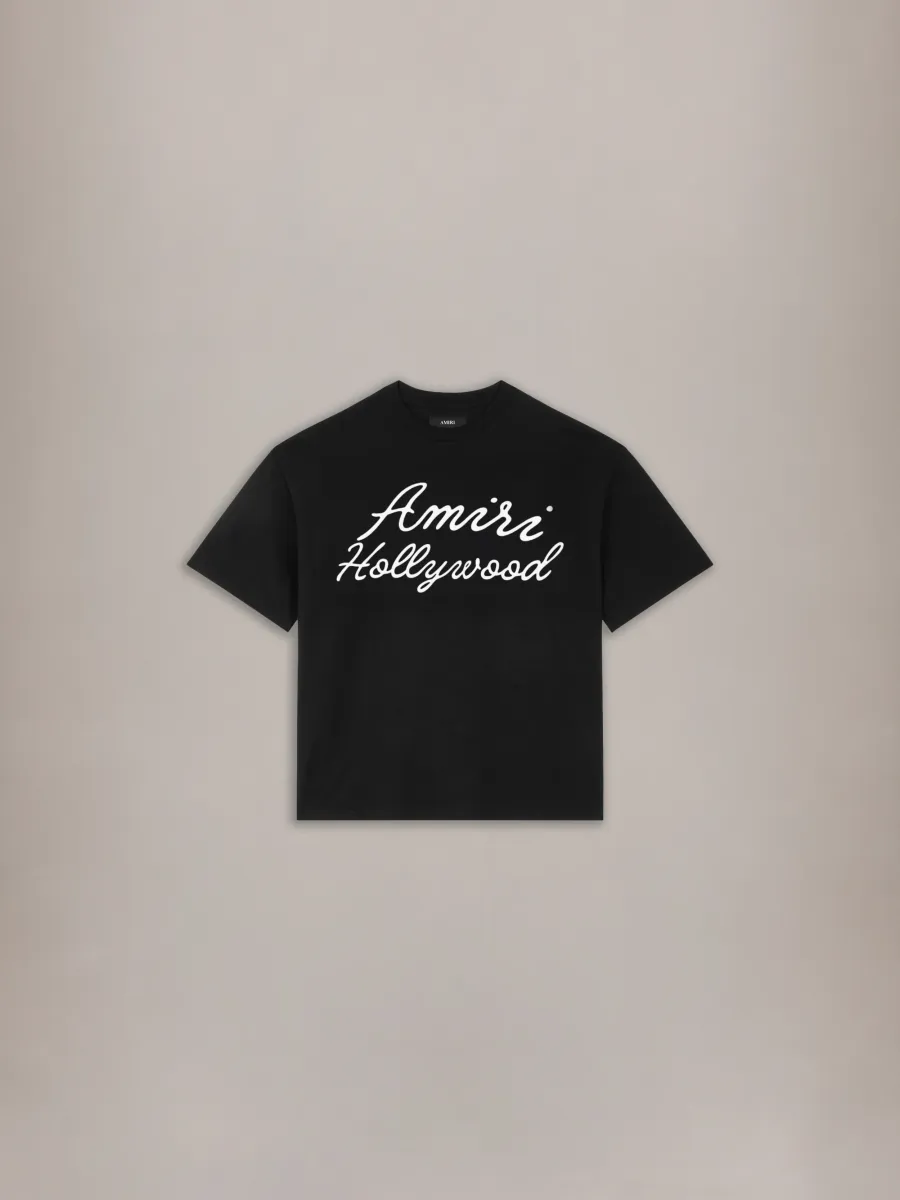 HOLLYWOOD OVERSIZED TEE - Black