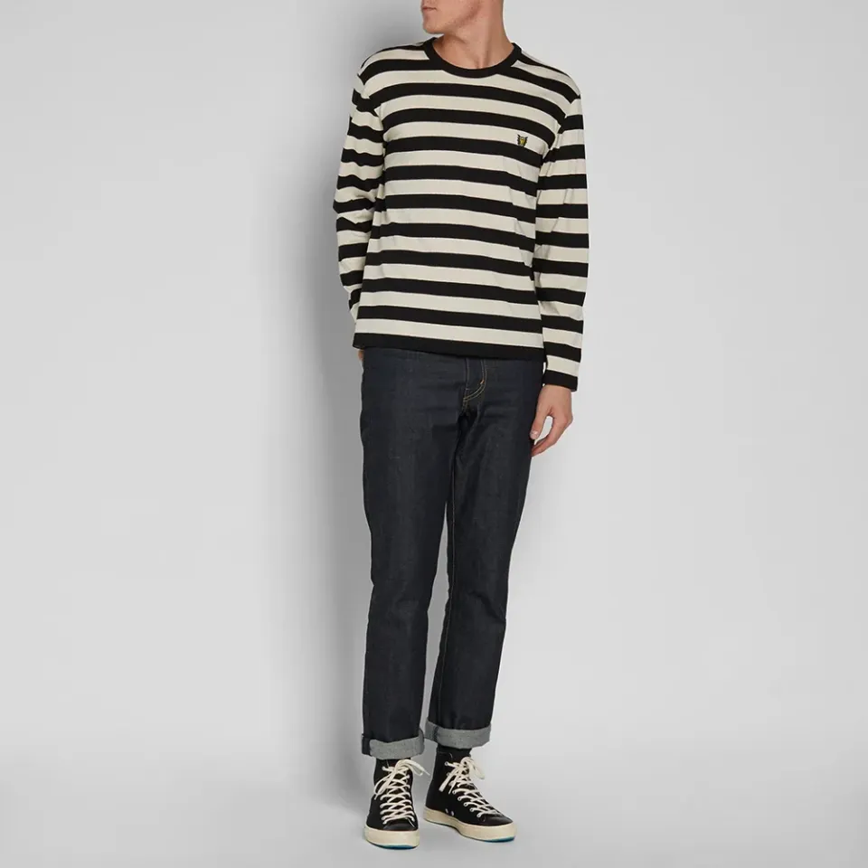 Border Long Sleeve Tee