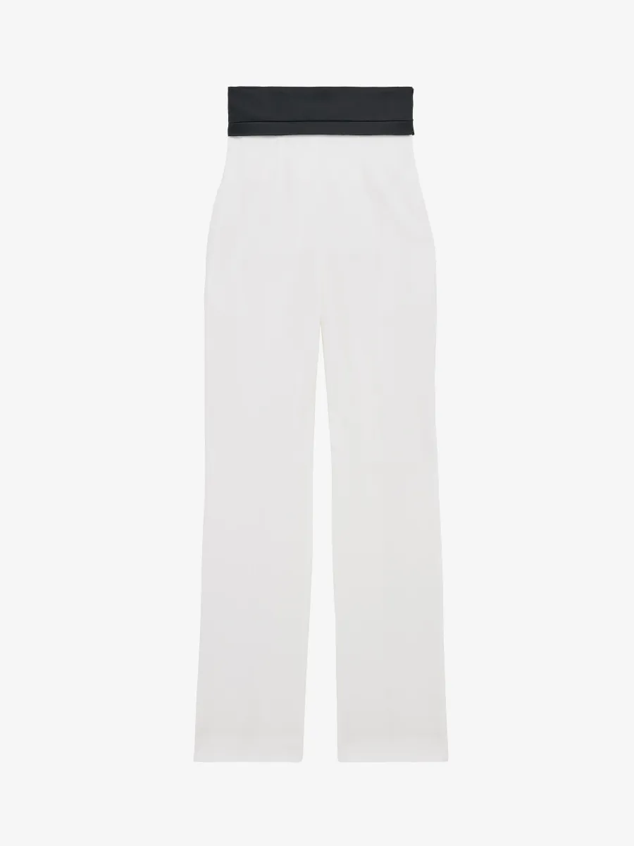 High-waisted Tailored Trousers