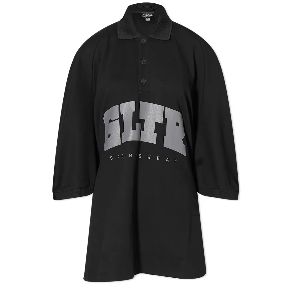 Graphic Print Jersey Polo