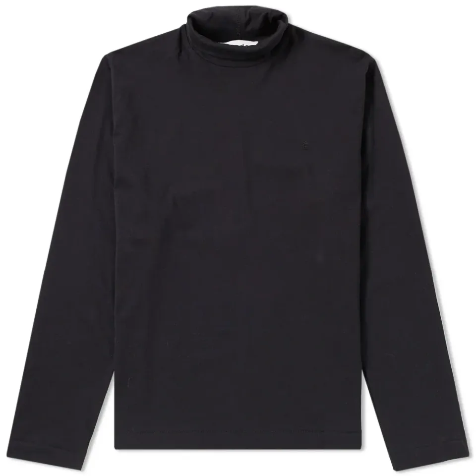 Études Long Sleeve Award Black Roll Neck Tee