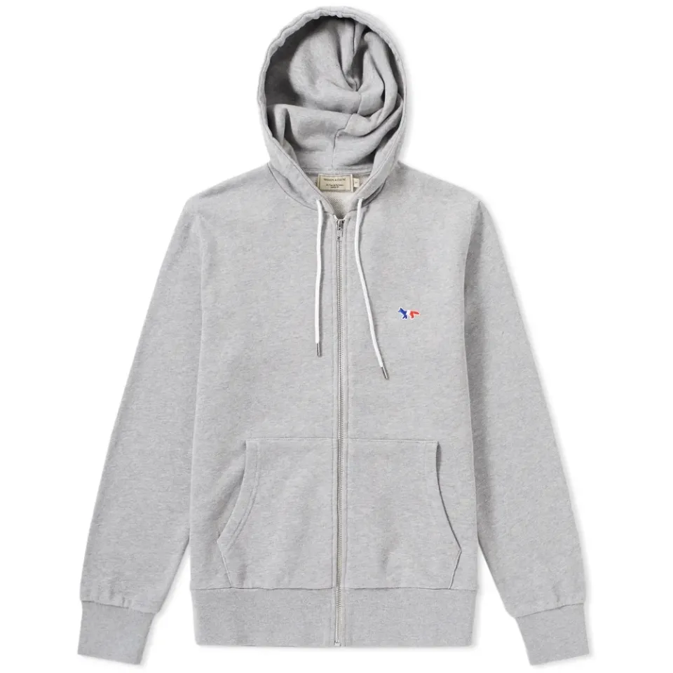 Maison Kitsuné Tricolour Fox Zip Hoody