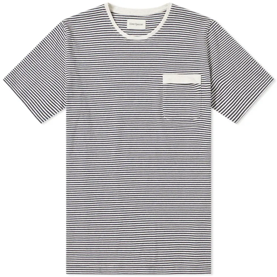 Envelope Stripe Pocket Tee