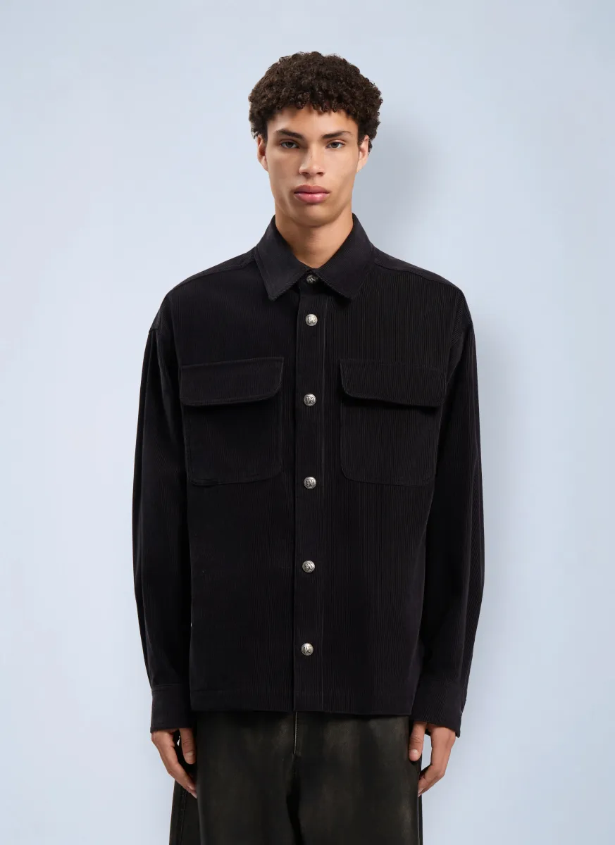 Classic Logo Corduroy Overshirt