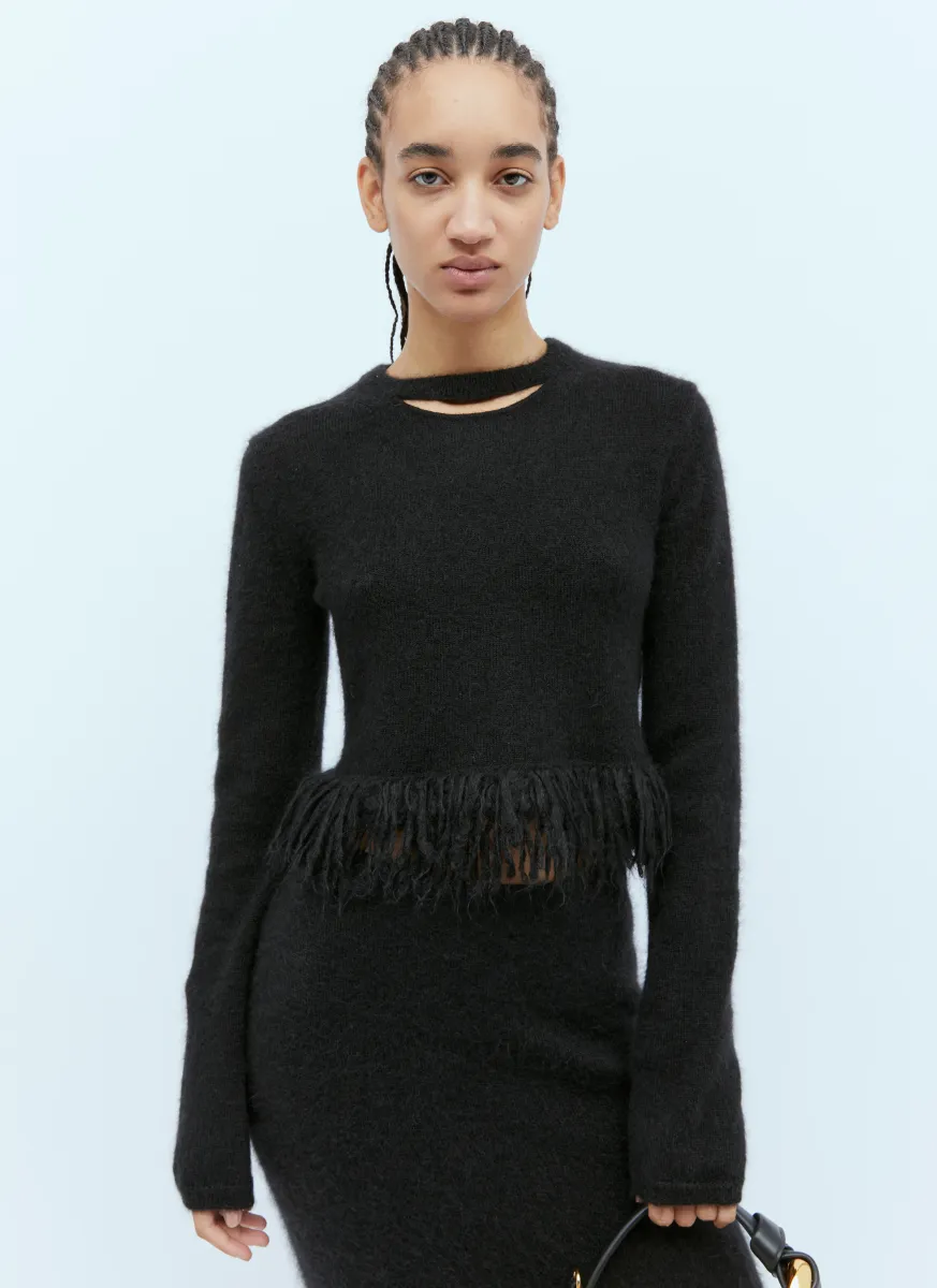 Fringe Hem Sweater