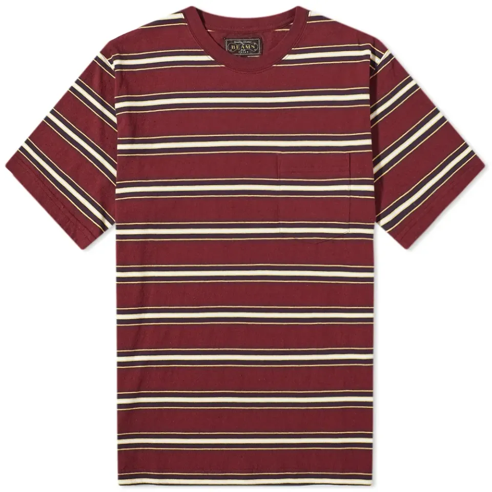 Stripe Nep Pocket T-Shirt