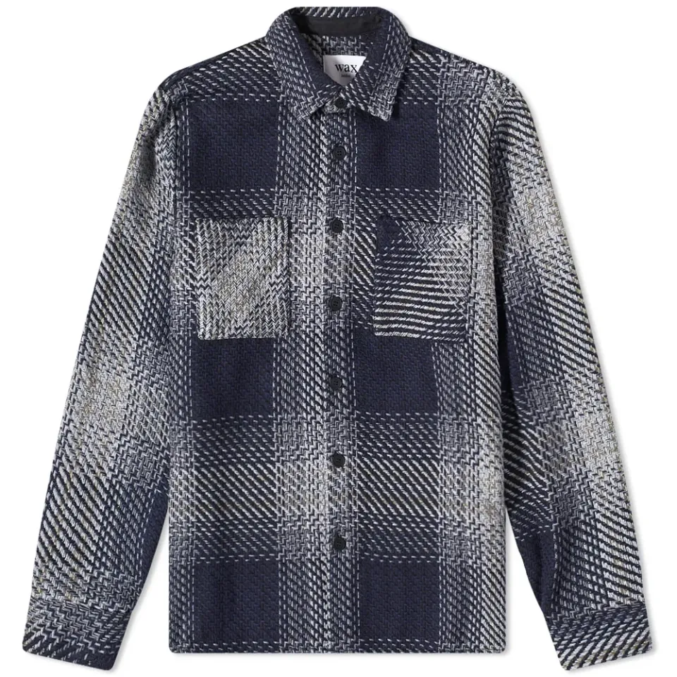 Whiting Ombre Windowpane Overshirt