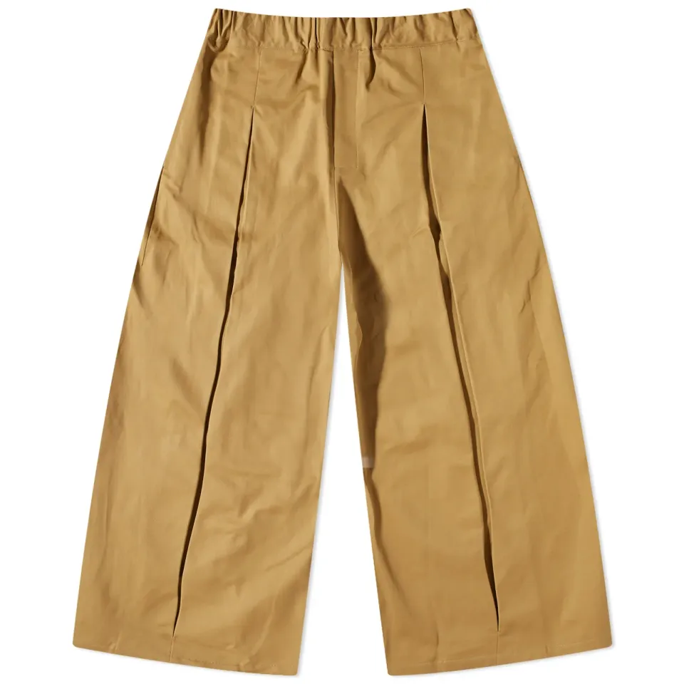 Box Pleat Elasticated Trousers