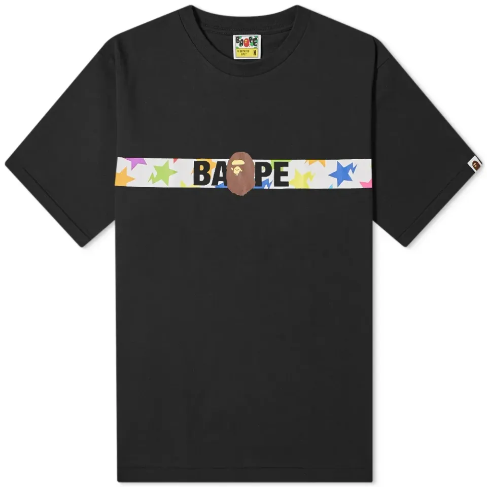 STA Pattern Tape Ape Head T-Shirt