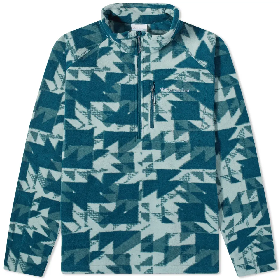 Fast Trek Printed Half Zip Fleece
