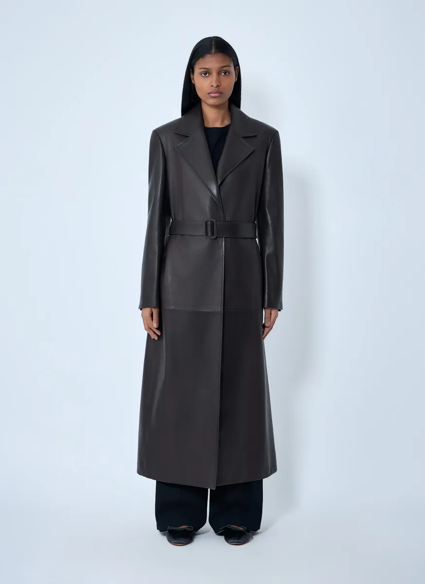 Raisa Leather Coat