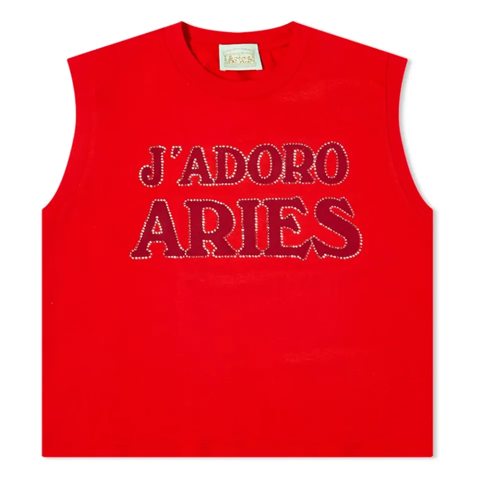 J'adoro Aries Diamante Shrunken Vest