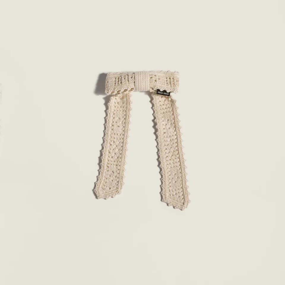 Cotton hair clip