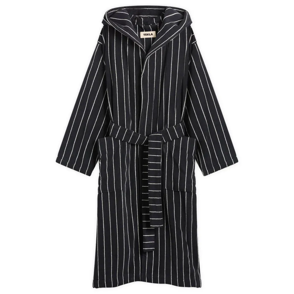 Tekla Terry Hooded Bathrobe