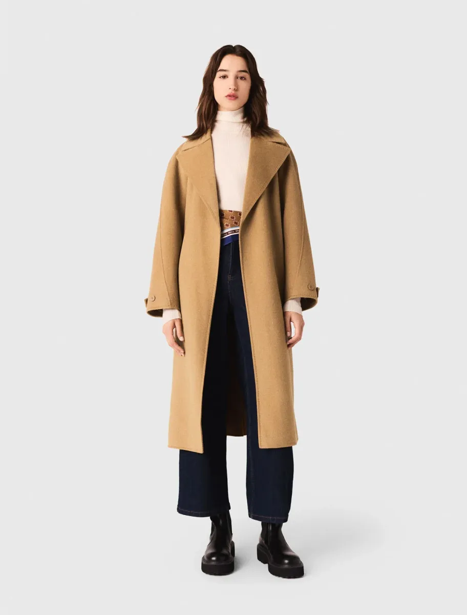 Long double-faced coat