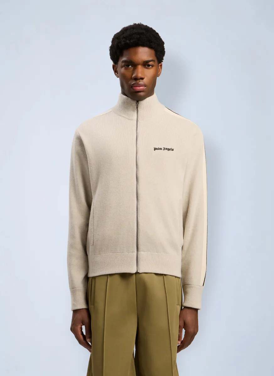 Classic Logo Knit Track Jacket
