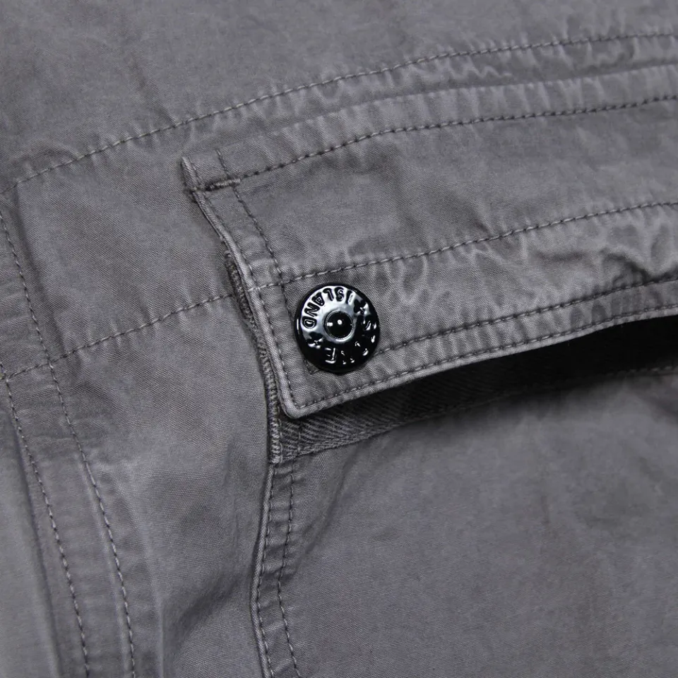 Garment Dyed Cotton Shirt Jacket