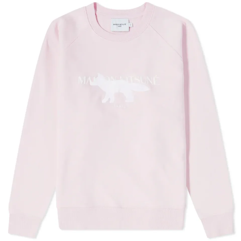 Maison Kitsuné Fox Stamp Adjusted Crew Sweat