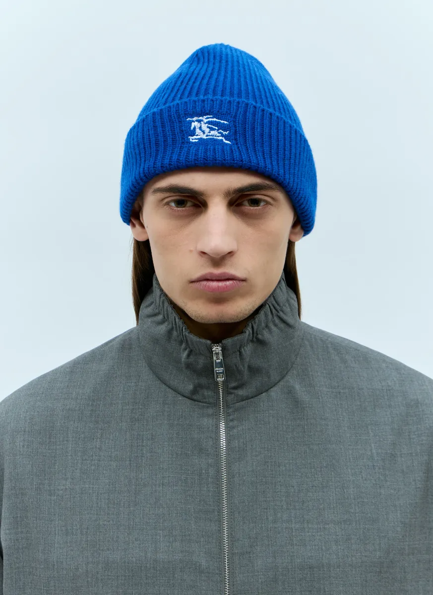 Ribbed Cashmere Beanie