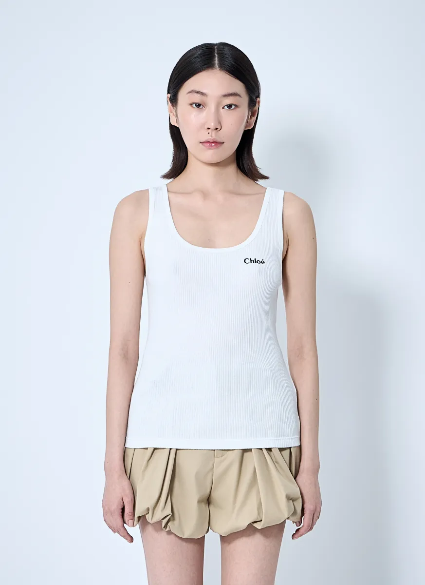 Logo Motif Tank Top
