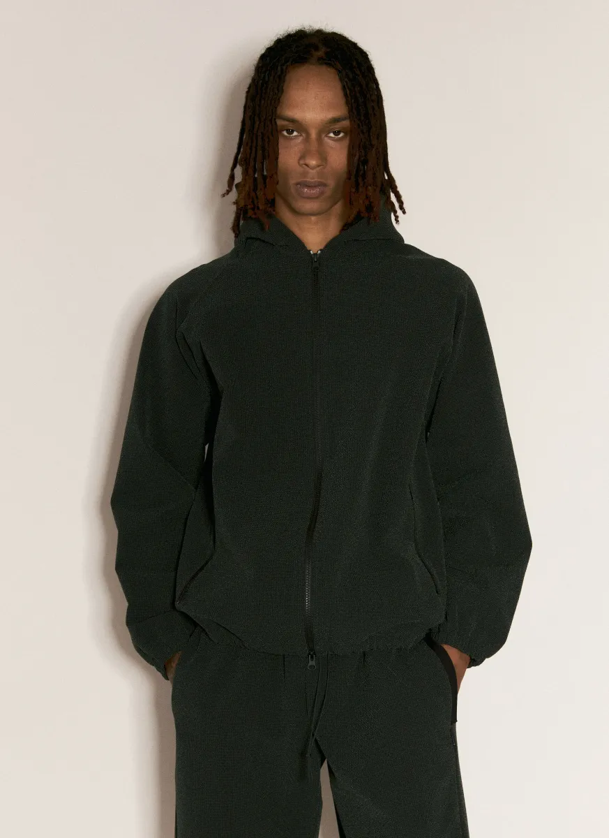 Textured Hooded Sweatshirt