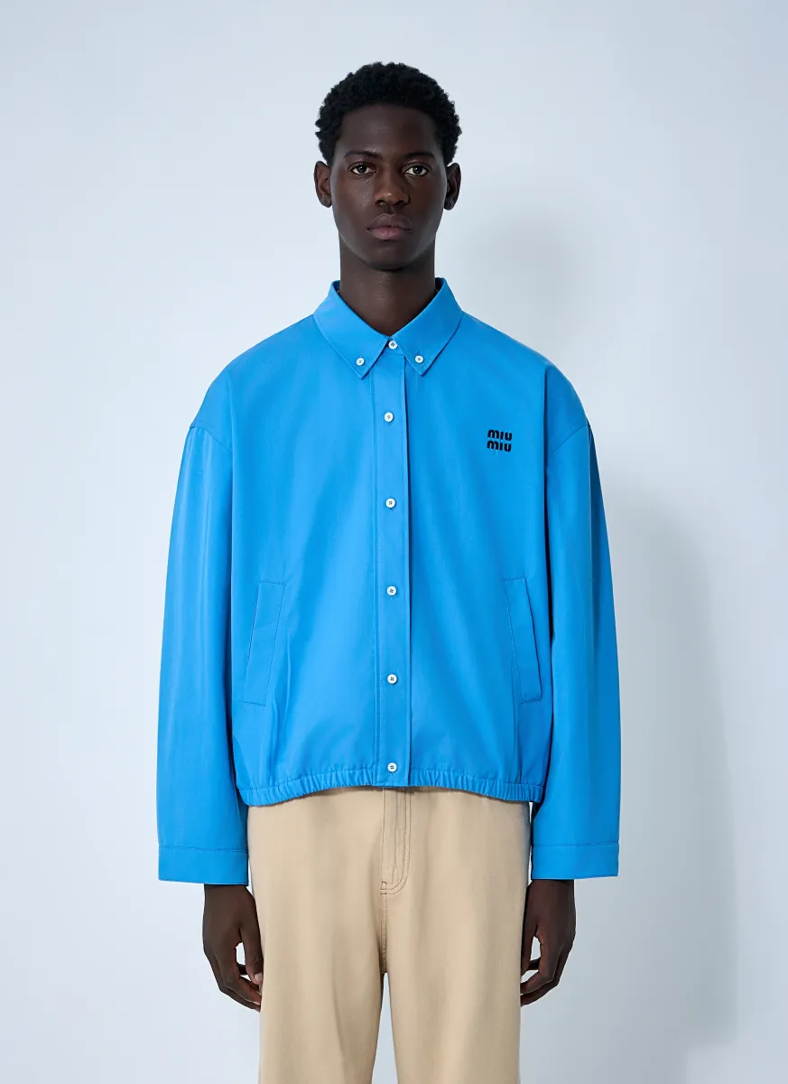 Logo Motif Blouson Jacket