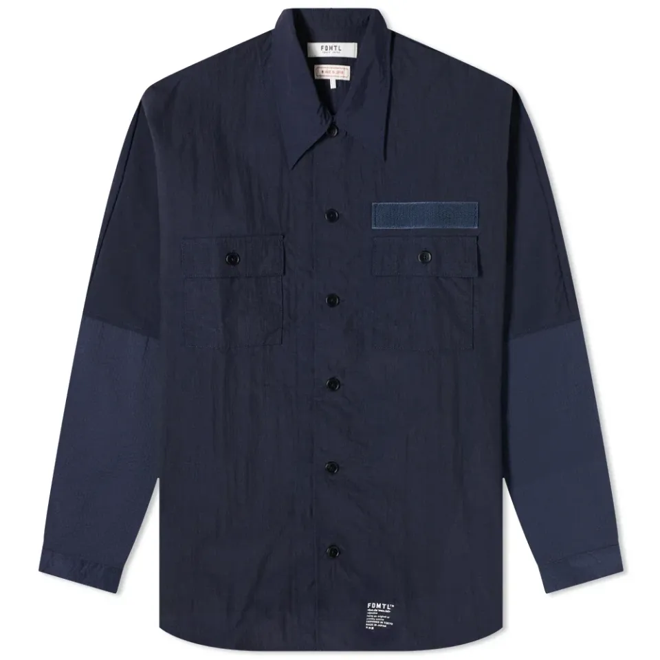 Side Zip Oversized Shirt