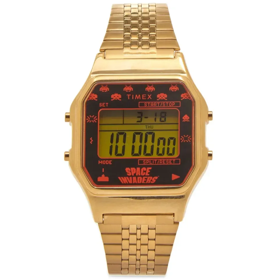 x Space Invaders Timex 80 Digital Watch