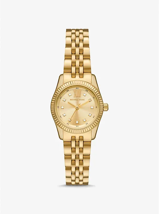 Petite Lexington Pavé Gold-Tone Watch