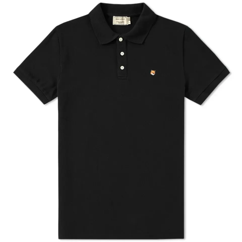 Maison Kitsuné Embroidered Fox Head Polo - END. Exclusive