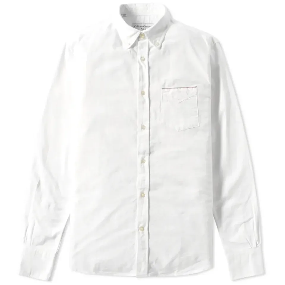 Button Down Japanese Selvedge Oxford Shirt