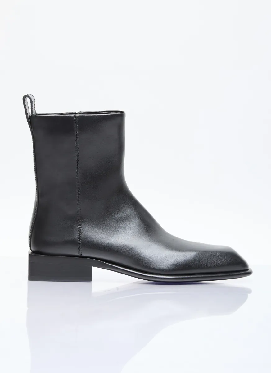 Throttle Leather Ankle Boot