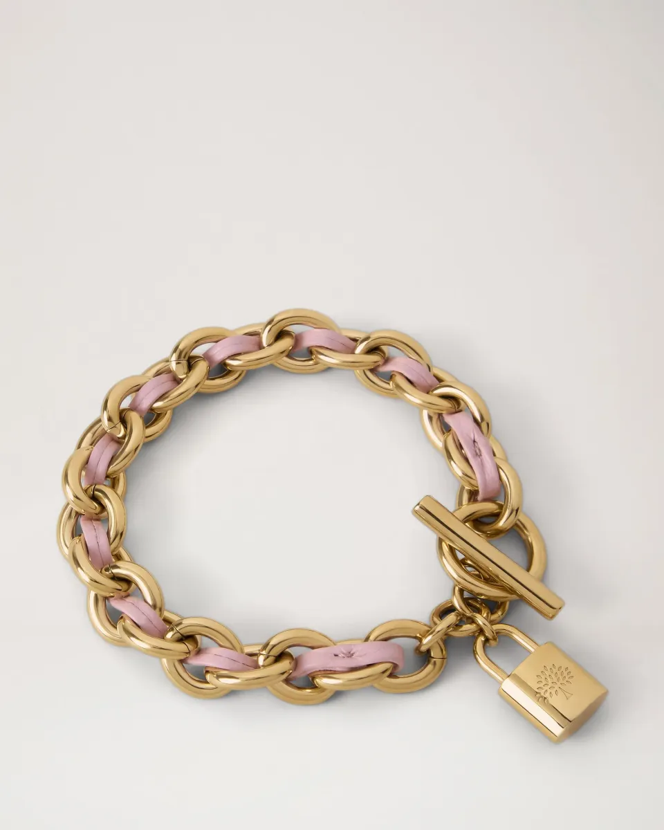 Lily Leather Chain Bracelet Small