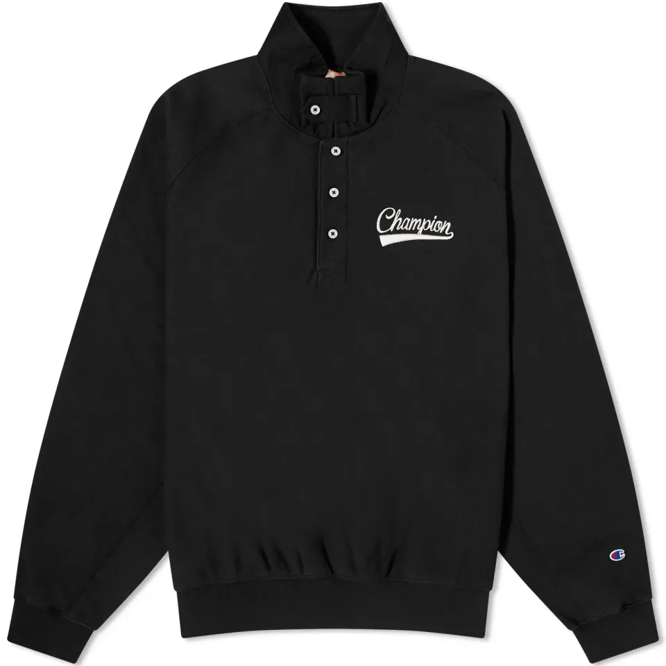 Button Collar Sweat