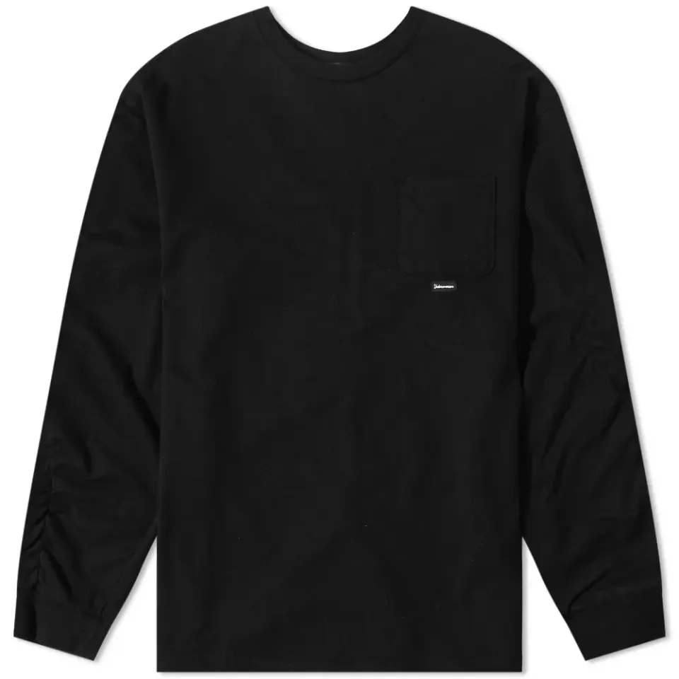 Oversized Long Sleeve Ruched T-Shirt