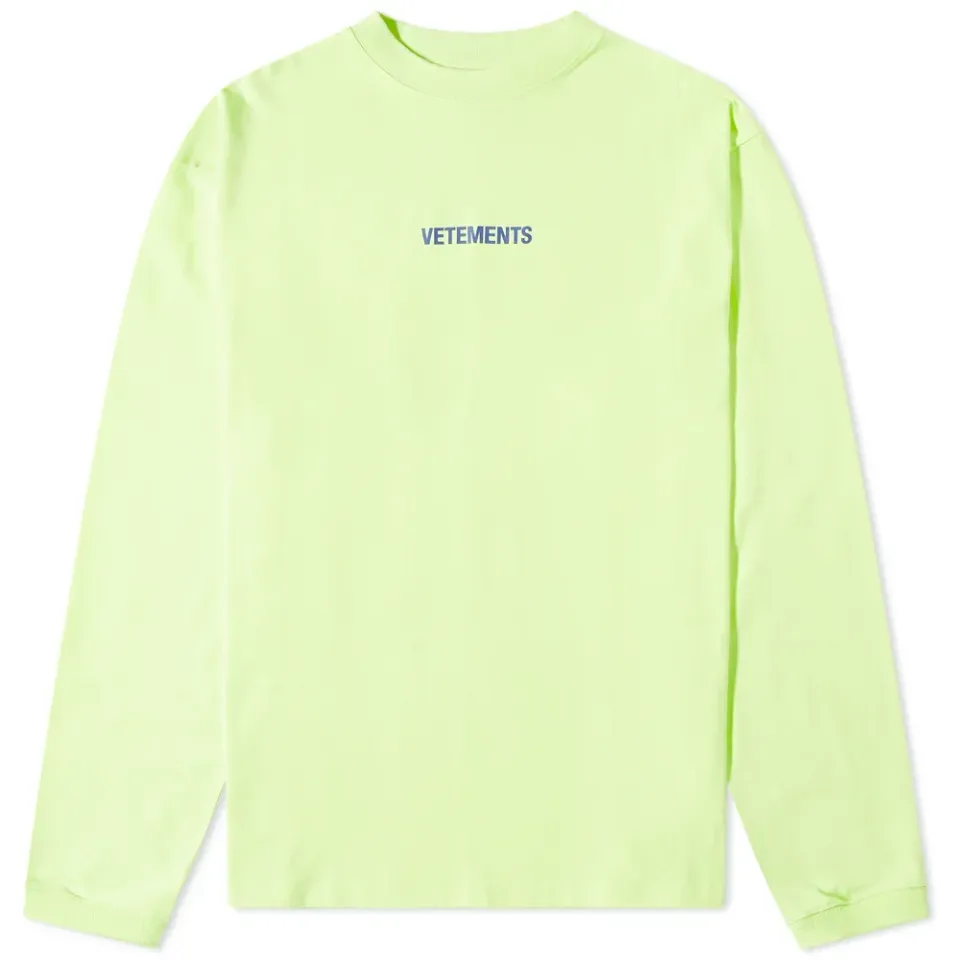 Long Sleeve Logo Label T-Shirt