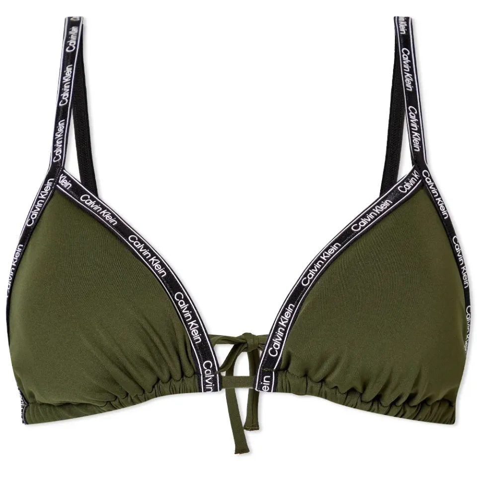 CK Swim Triangle Bikini Top